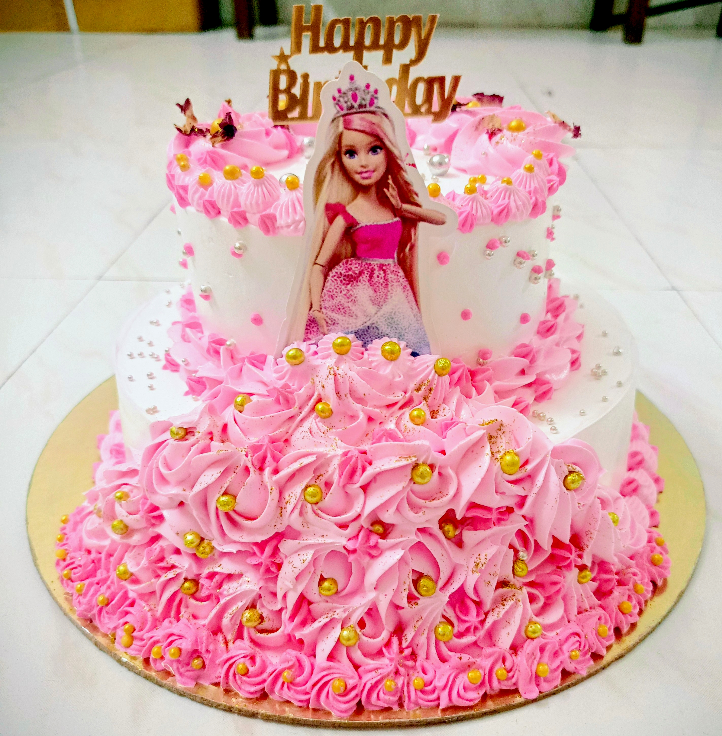 Beautiful pastel dessert spread